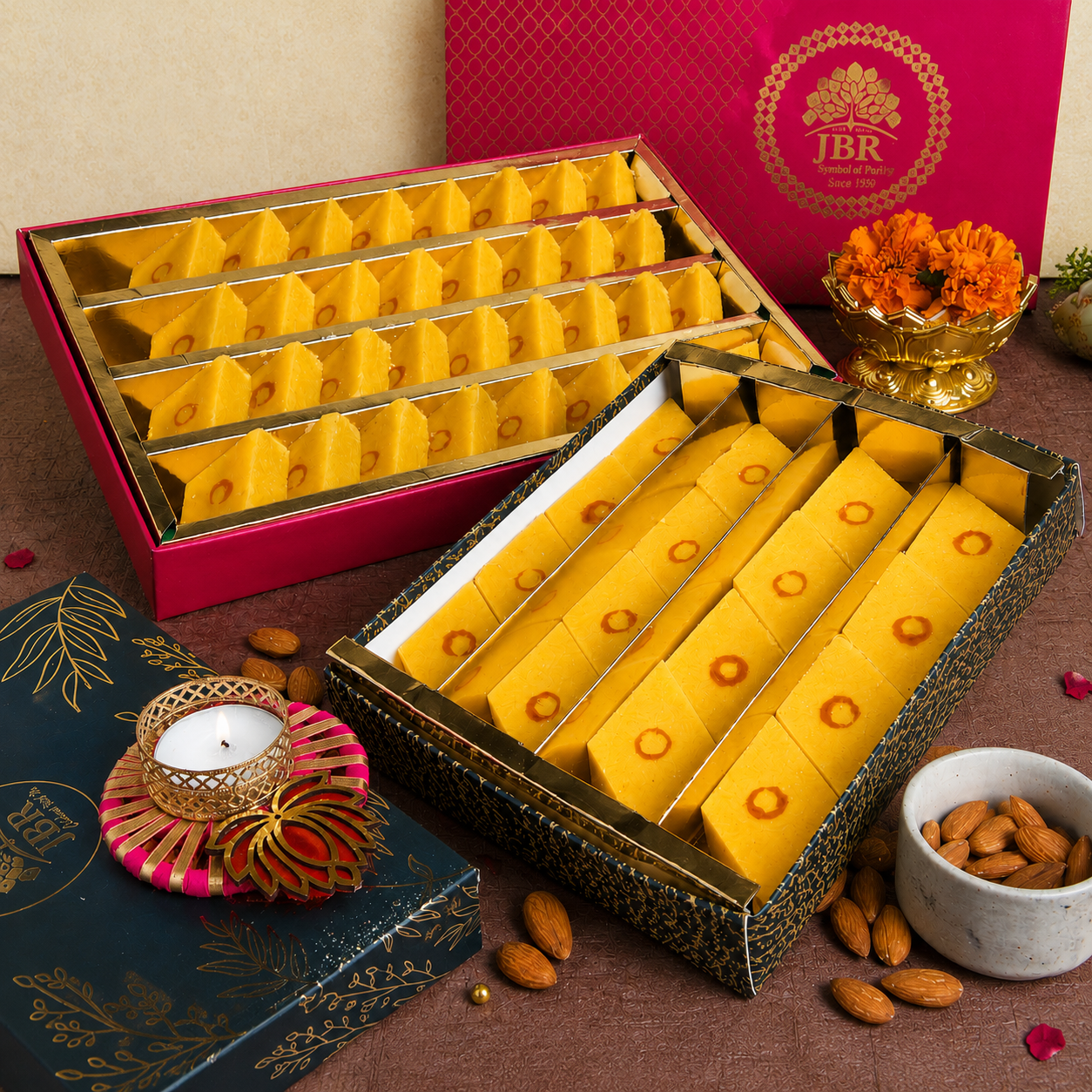 Badam Kesar Barfi