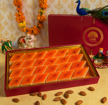 Badam Kesar Lep Barfi
