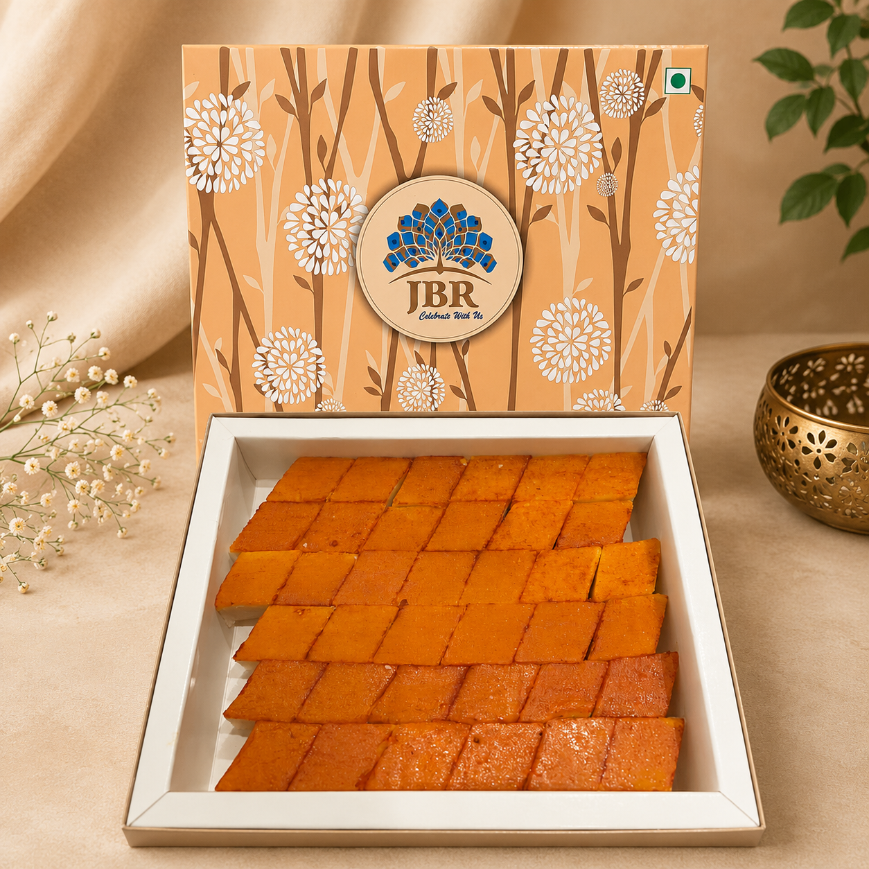 Badam Kesar Lep Barfi