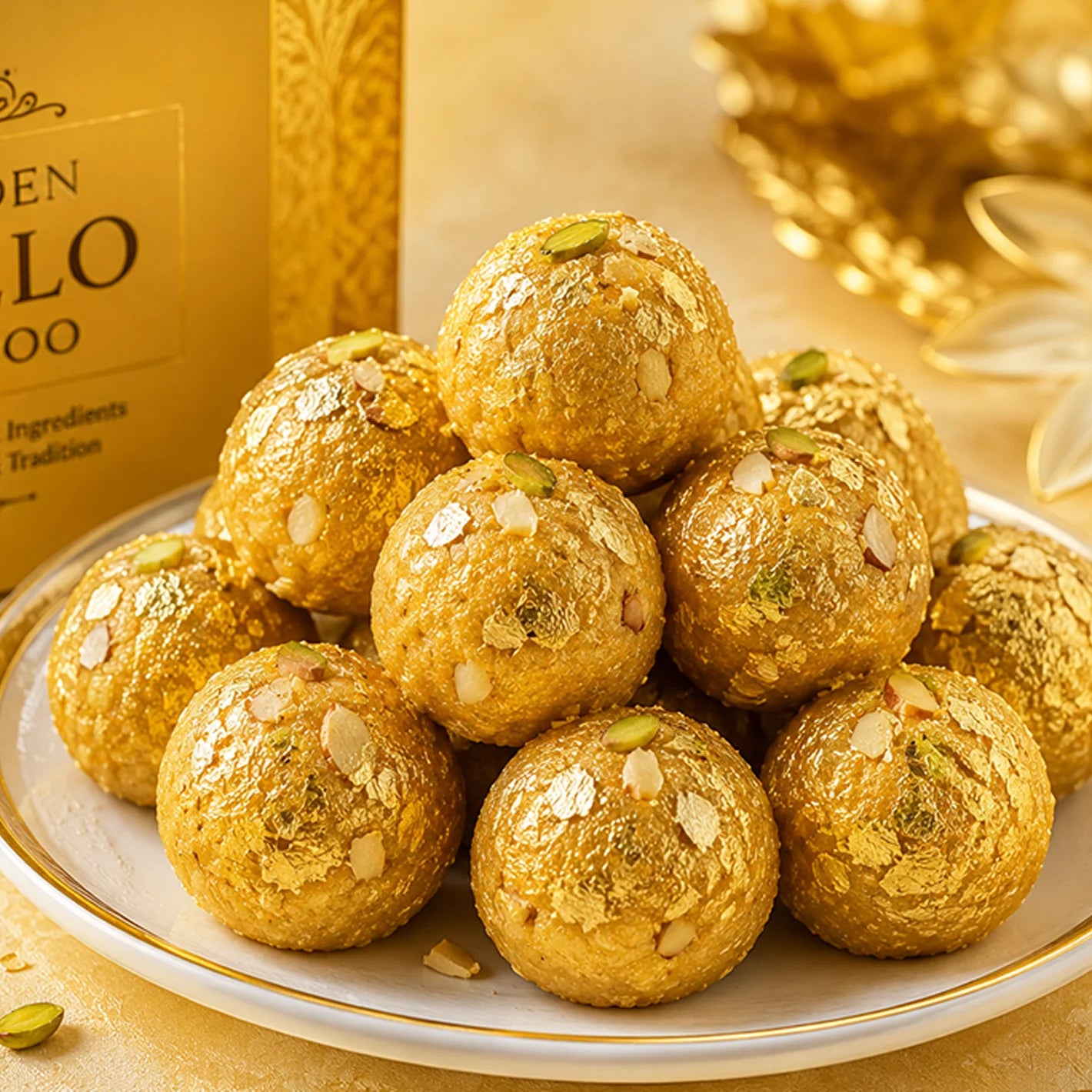 Golden Cello Laddoo
