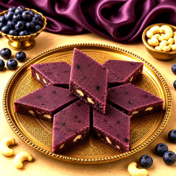 Kaju Blueberry Barfi