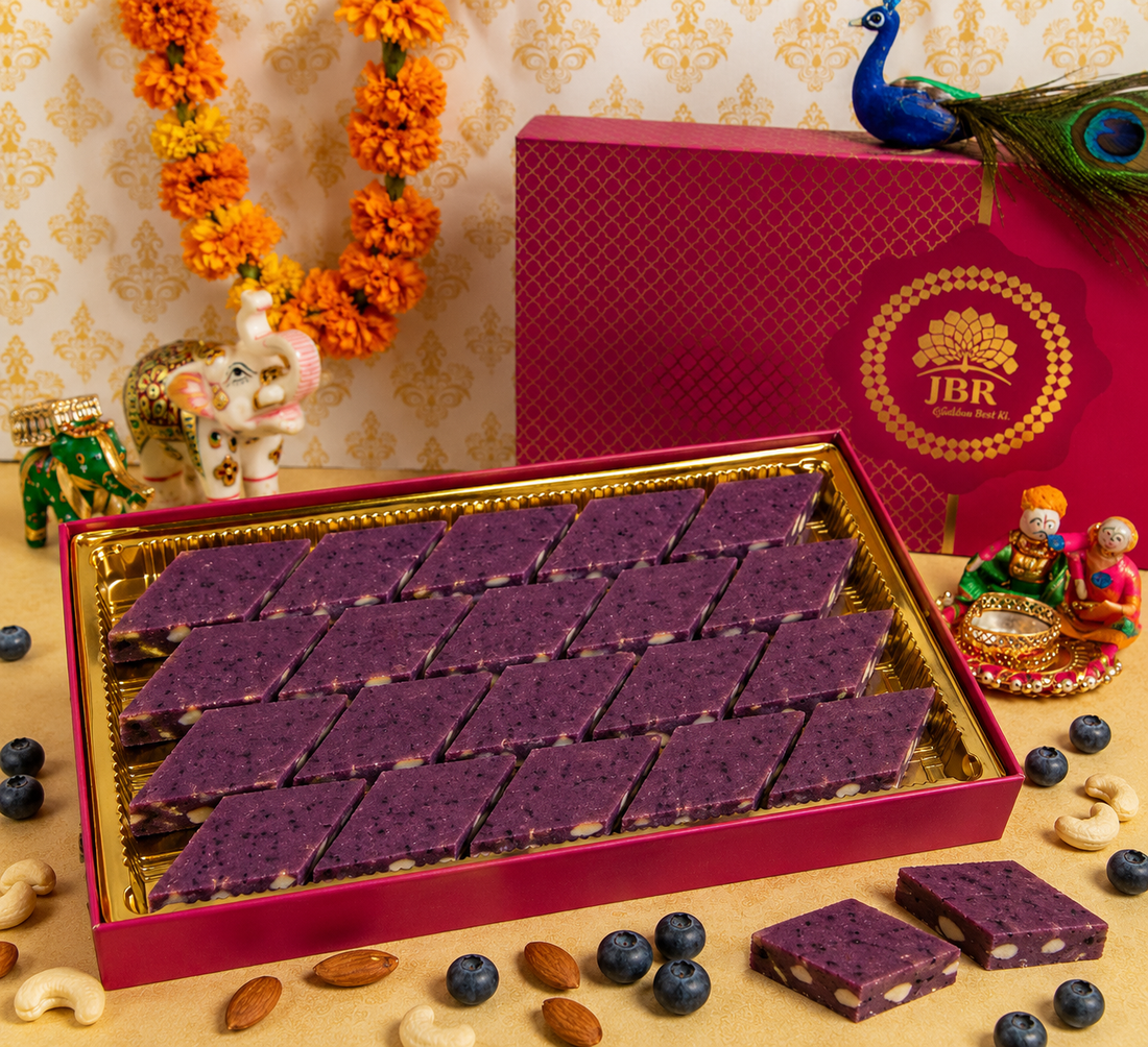 Kaju Blueberry Barfi