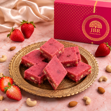 Kaju Strawberry Barfi