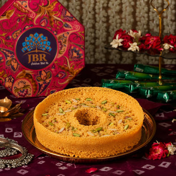 Medium Ghevar – 6 Inch kesar